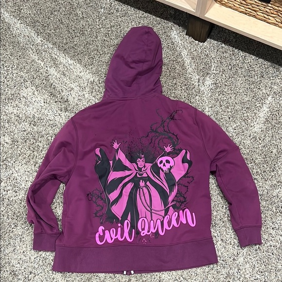 Disney Purple Zip-Up Hoodie Sweatshirt - Picture 2 of 3
